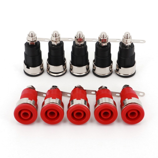 5pcs Red 5pcs Black