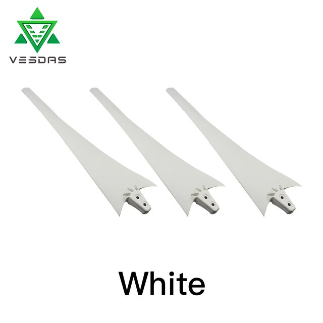 3 White Wind Blades
