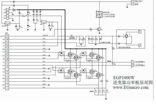 1X Egp1000W Pure Sine Wave Inverter Power Board Pcb Csupasz Fedél Új