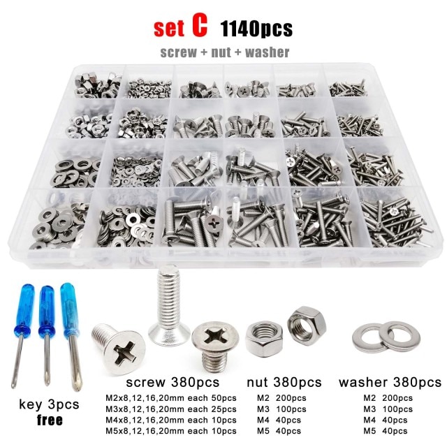 set C 1140pcs