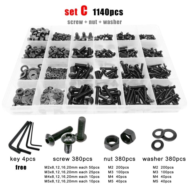 set C 1140pcs