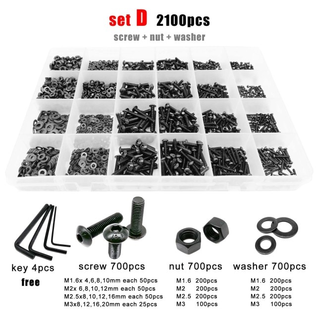 set D 2100pcs