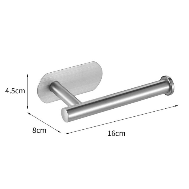 Brushed paper holder