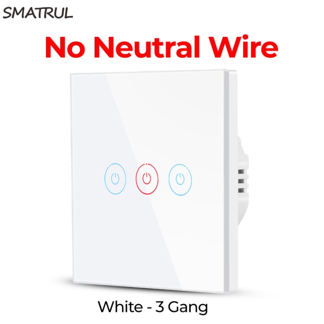 3 gang Switch WHITE