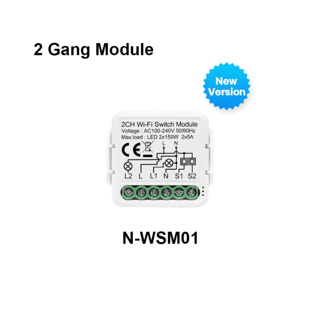 2 gang switch