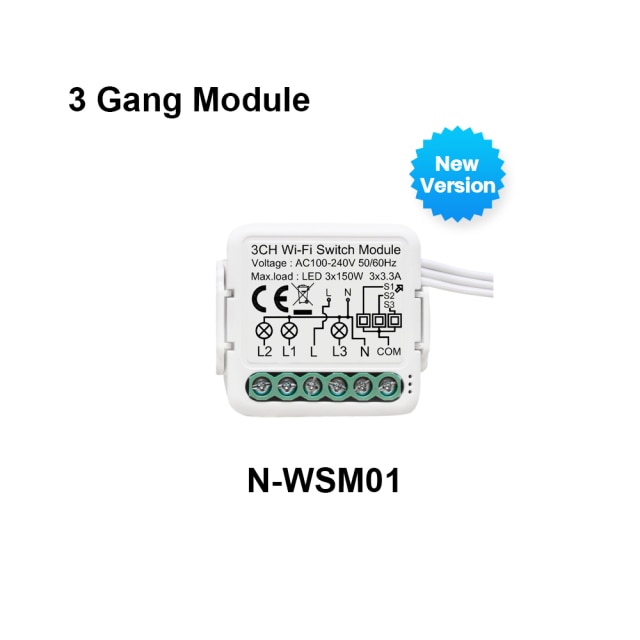 3 gang switch