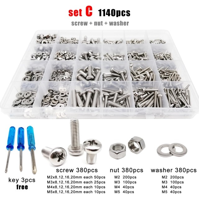 set C 1140pcs