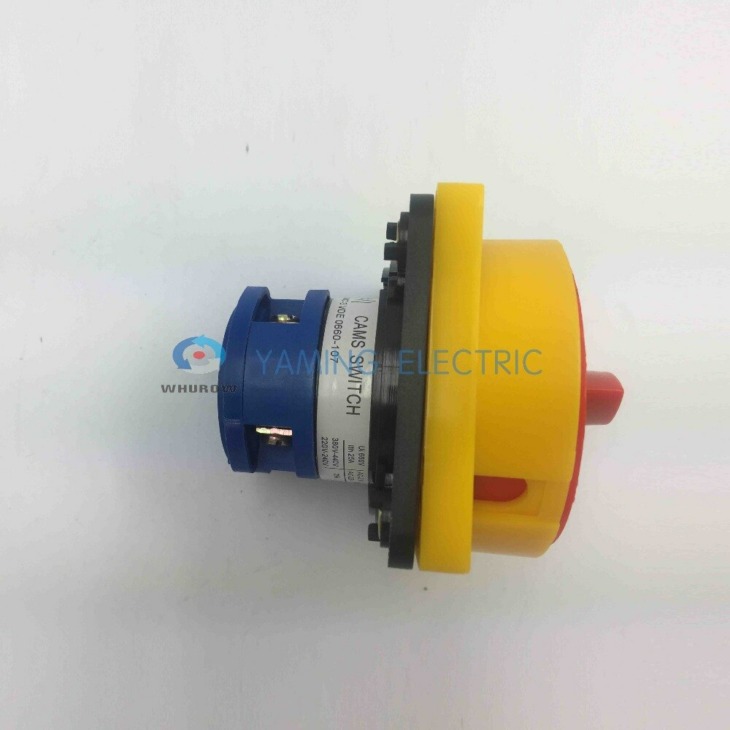 Rotary Switch Selector 25A 1 Fázis 2 Pozíció 4 Terminálok Padlock