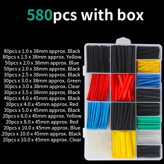 580PCS With box