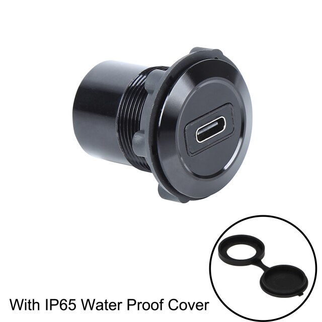 black USB and cover