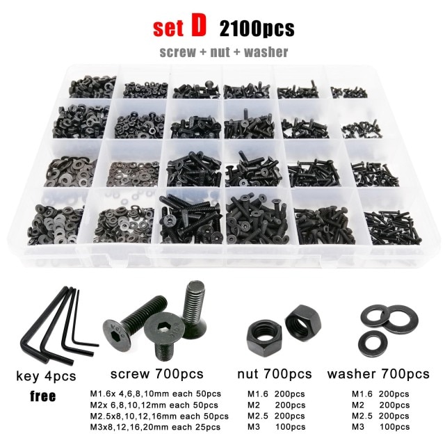 set D 2100pcs