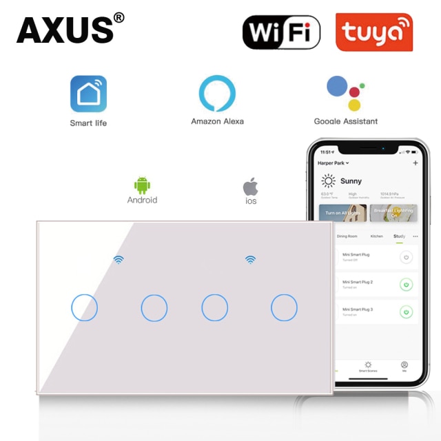 wifi white 4gang