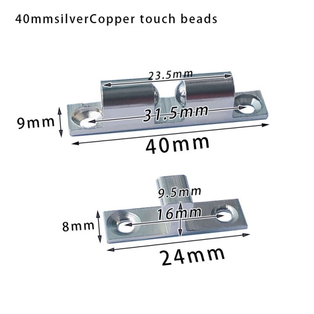 40mm Silver