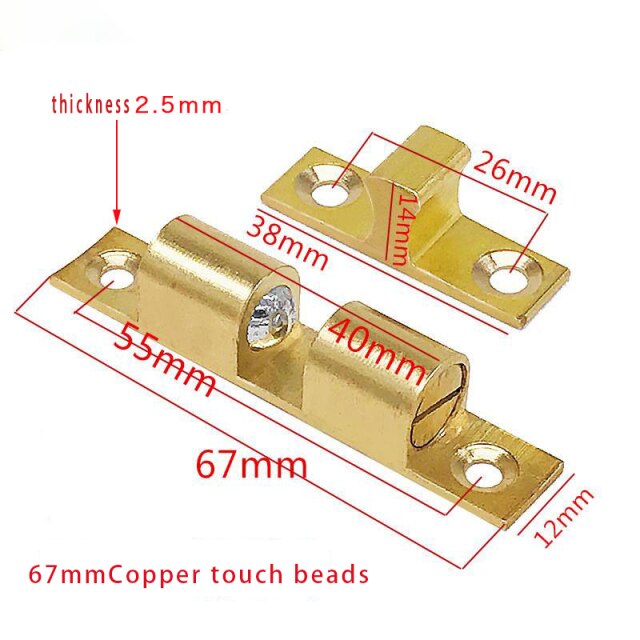 67mm copper bumper