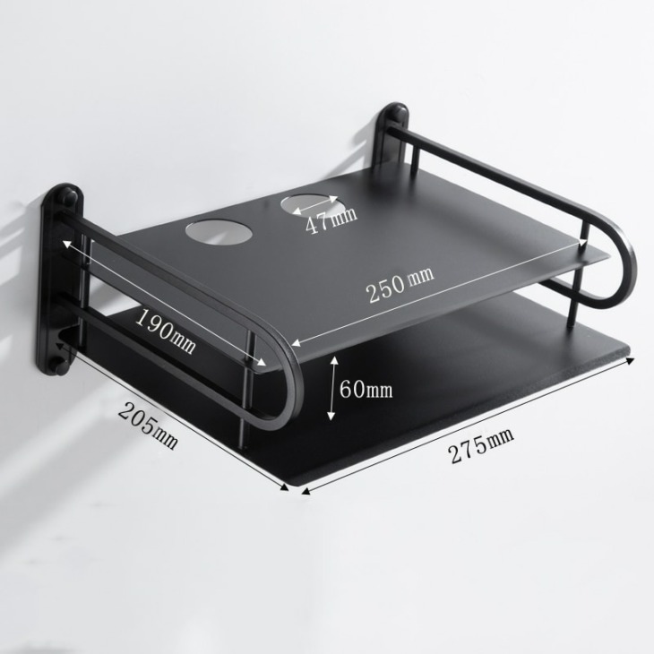 WiFi Router Storage Box Wall-mounted Cord Cable Socket Storage Box...