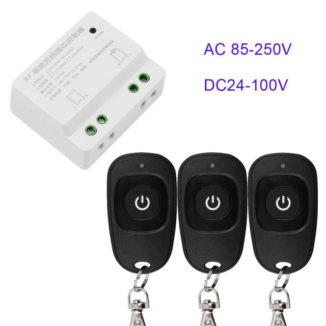 1 Receiver 3 Remote