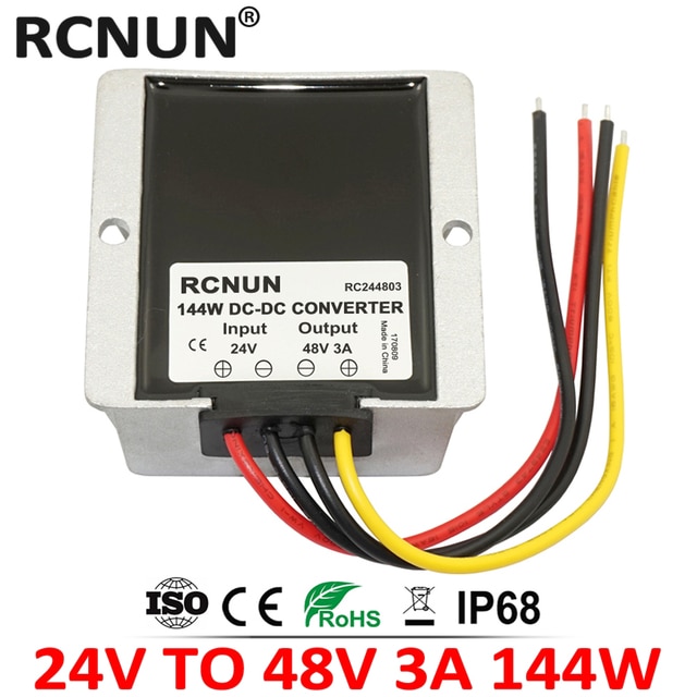 Convertitore Boost 24V A 48V CC 32A – Step-up 18-36V A 48V Per Sistemi Elettrici