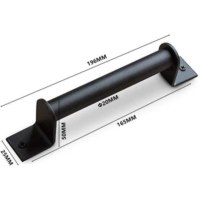 196mm black