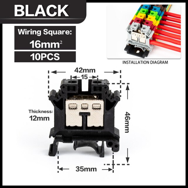 Black-10PCS