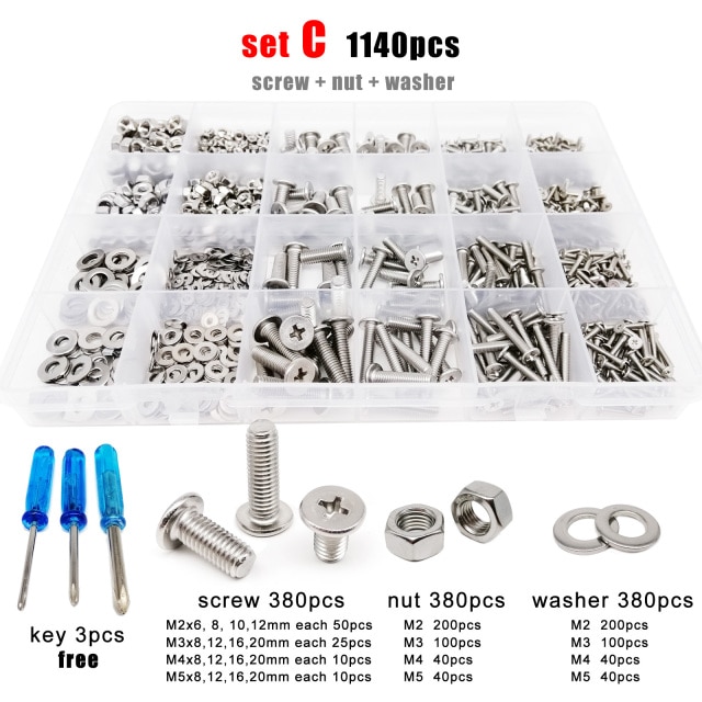 set C 1140pcs