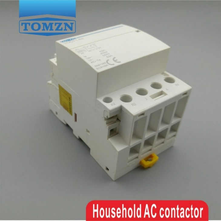 Toct1 4p 63a 2nc 2no 220v Tekercs 400v ~ 50 60hz Din Sín Háztartási Ac