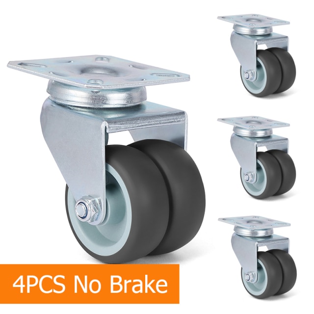 4PCS No Brake