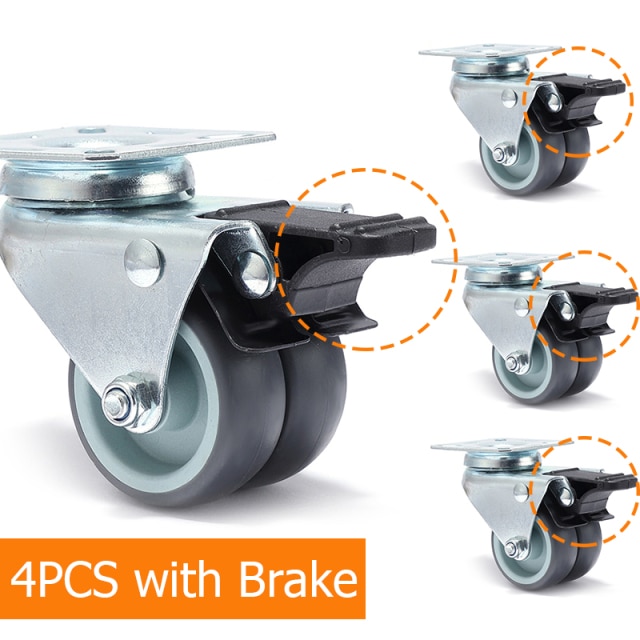 4PCS with brake