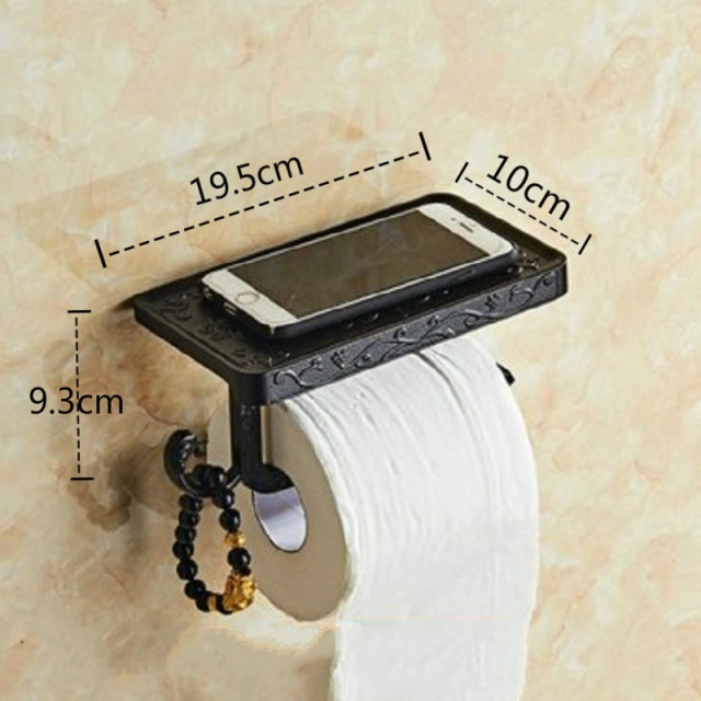 Tissue rack black