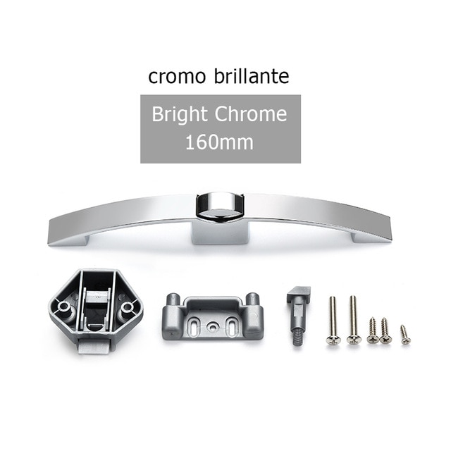 Bright chrome 160mm