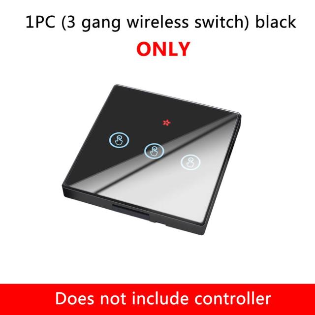 3 gang Switch BLACK