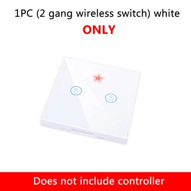 2 Gang Switch White