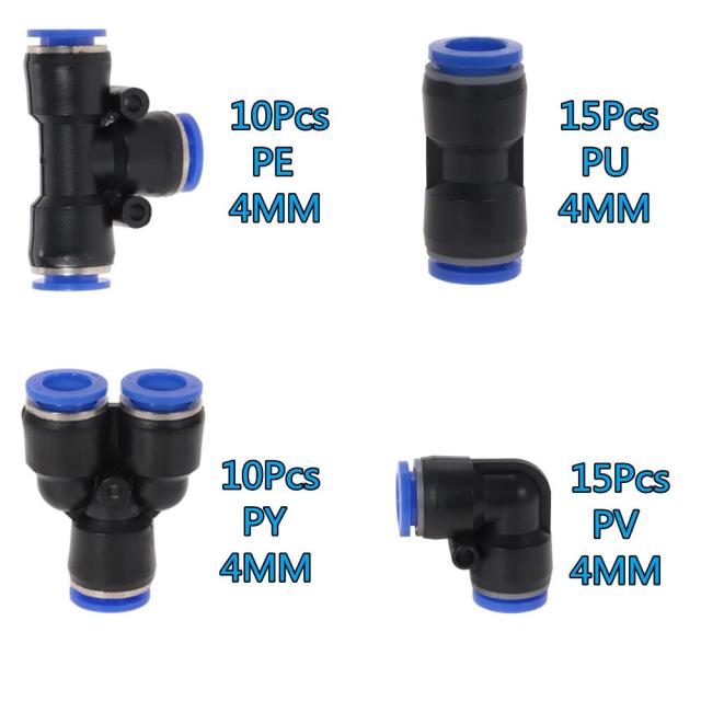 50Pcs-4mm Fittings
