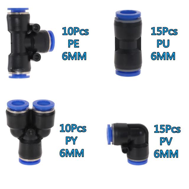 50Pcs-6mm Fittings