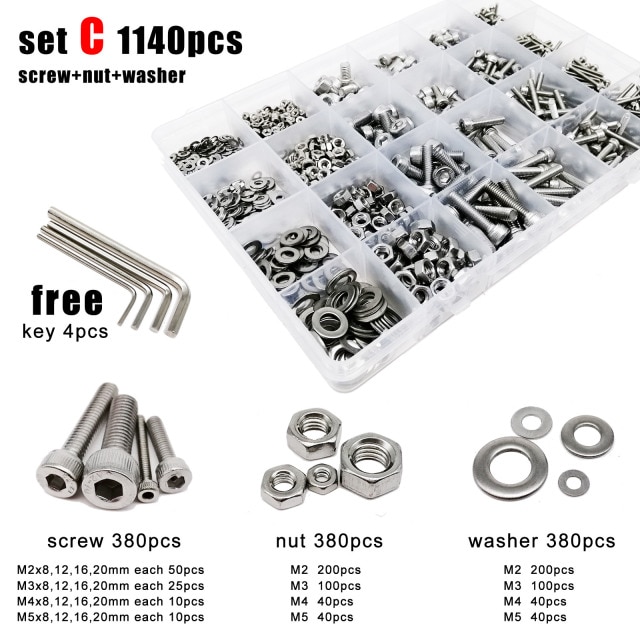 set C 1140pcs