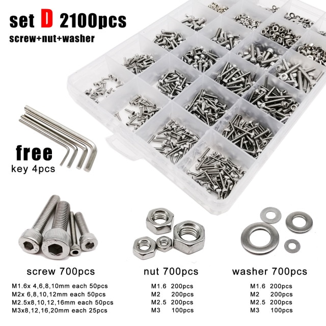 set D 2100pcs