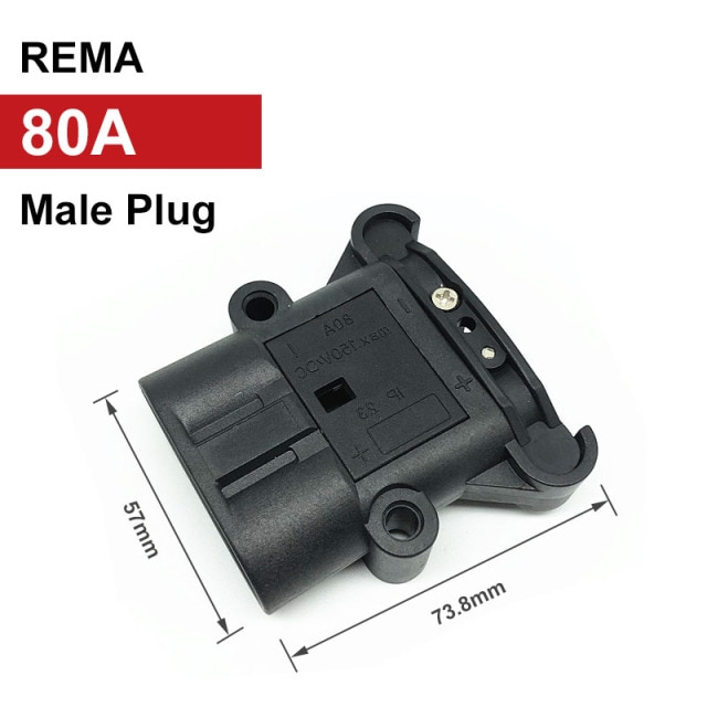 80A Male plug
