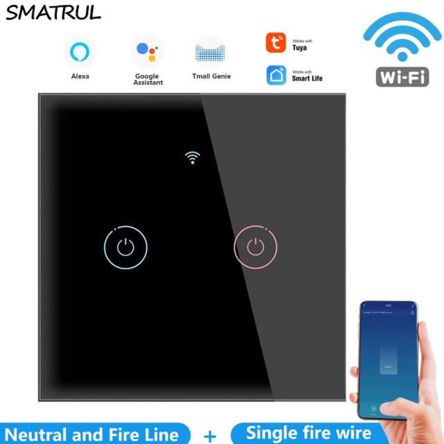 Black 2 gang WIFI