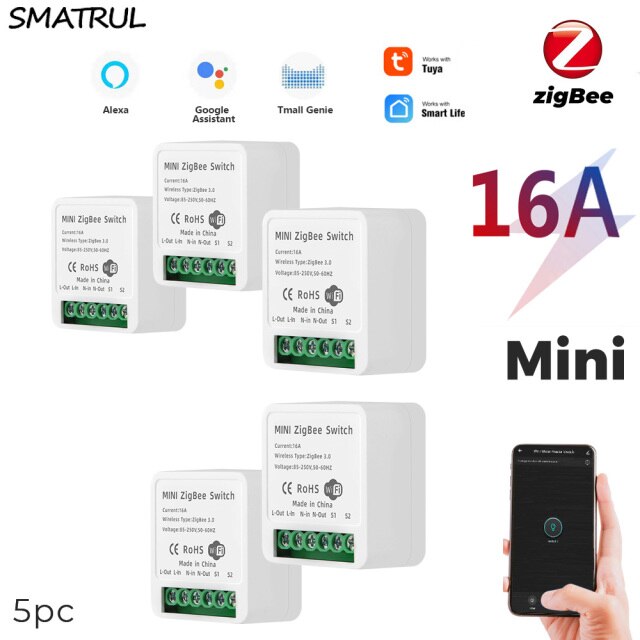 16A ZigBee 5pc