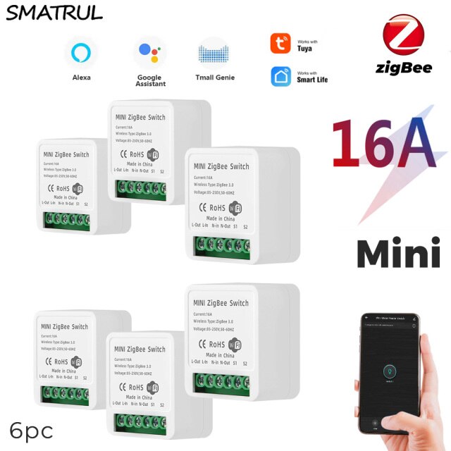 16A ZigBee 6pc