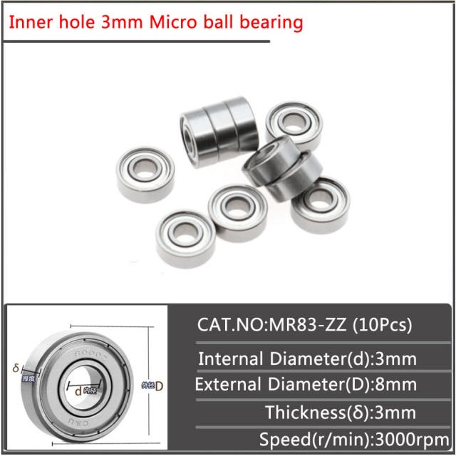 10Pcs MR83ZZ