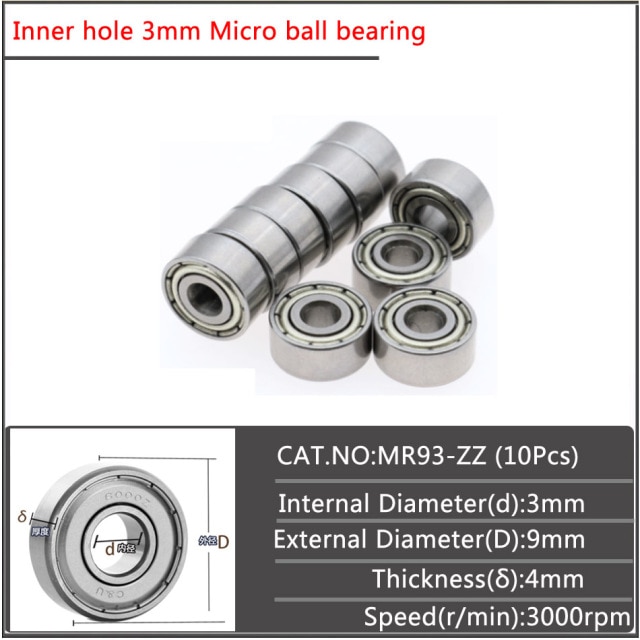 10Pcs MR93ZZ