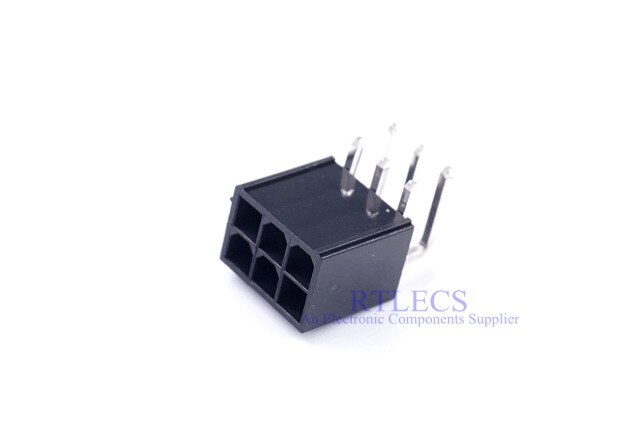 6 Pin (2 Square)