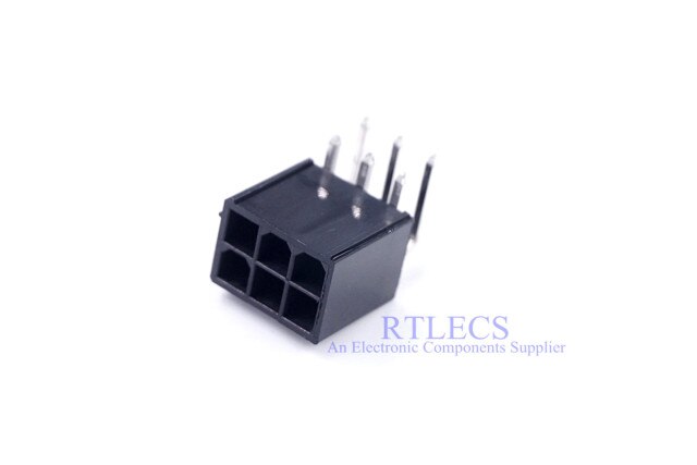 6 Pin (3 Square)