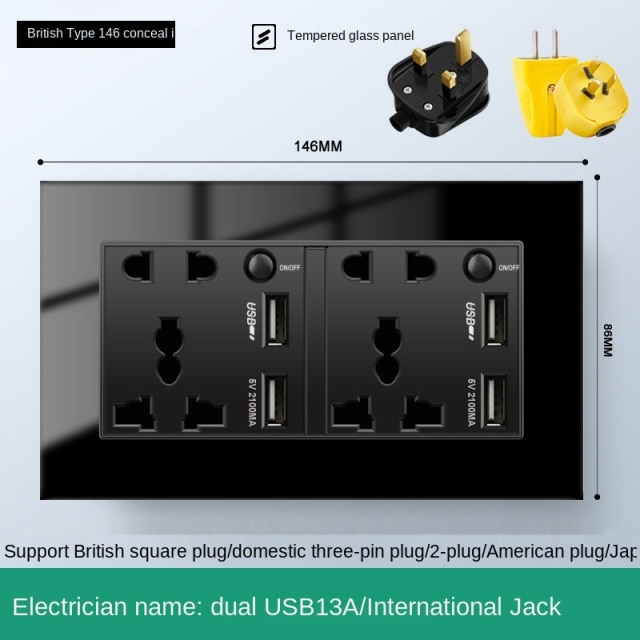 146 Double socket
