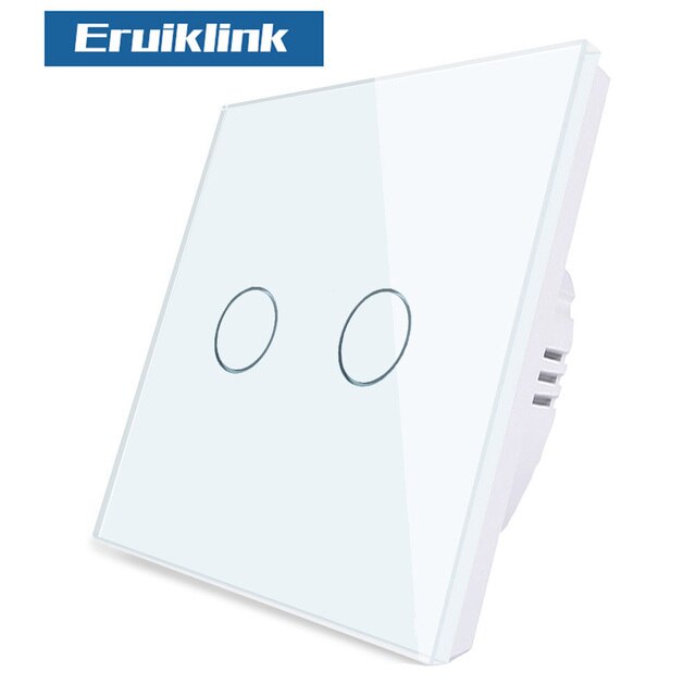 2 Gang White Switch