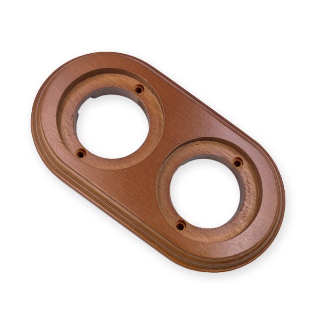 2-Hole Brown Color