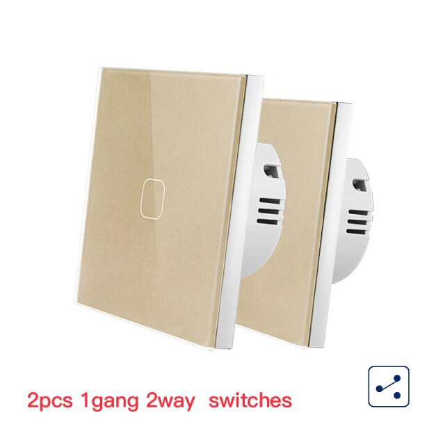 1 Gang 2 Way Gold