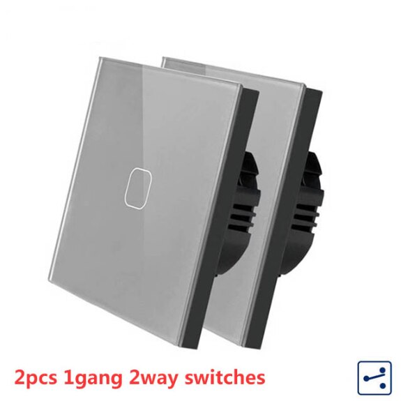 1 gang 2 way gray