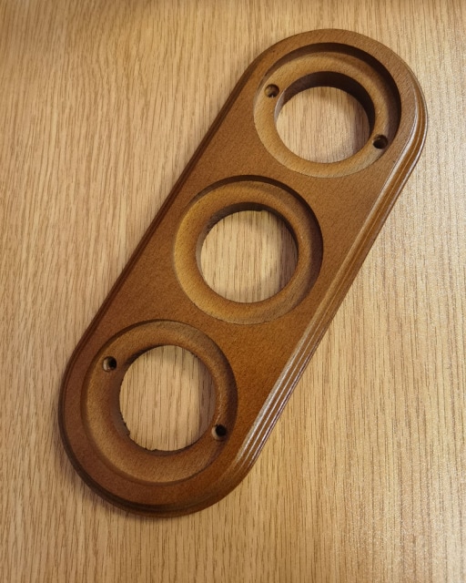 3-hole Wooden Base