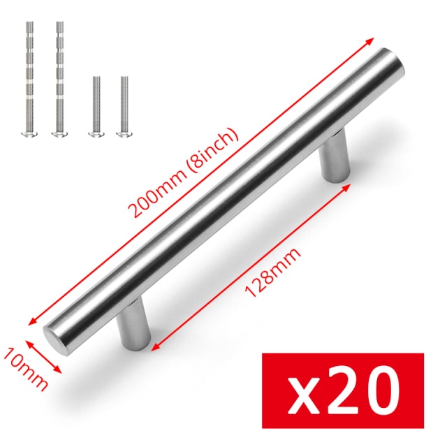 20pcs Silver 128mm